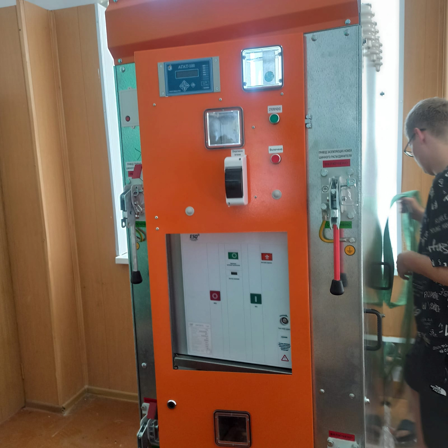 Рабочий экспонат КСО с «Агат-200» студентам Славянска-на-Кубани